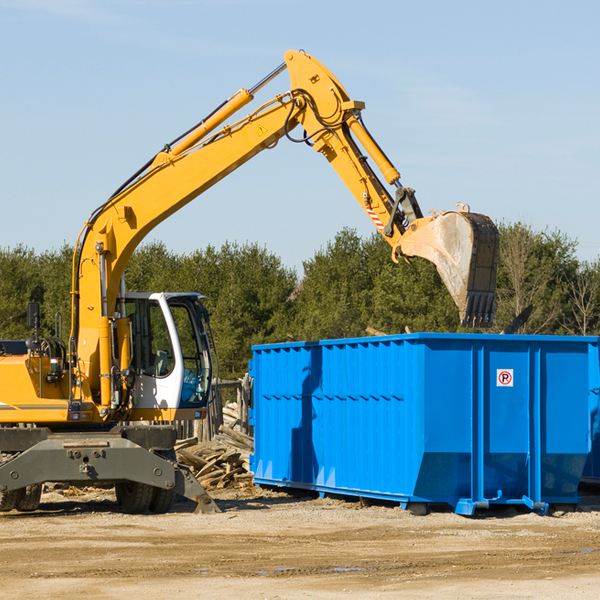 can i rent a residential dumpster for a construction project in Aspers